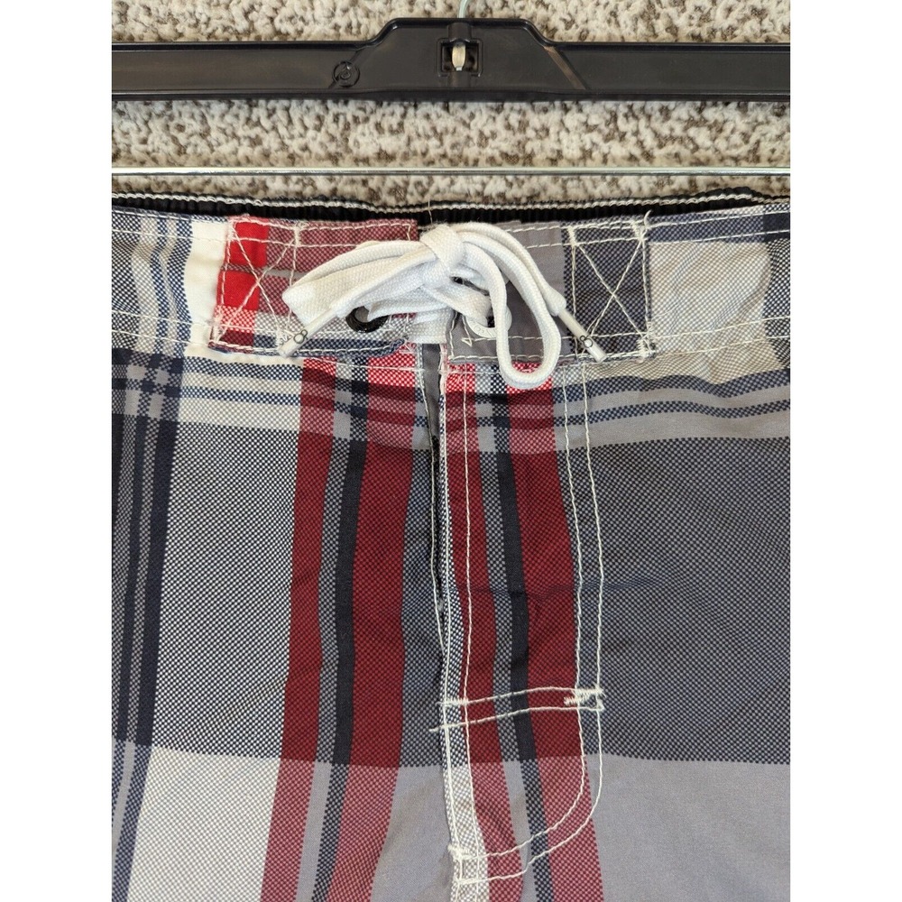 OP Ocean Pacific Swim Trunks Shorts Mens Large Multicolor Plaid - Picture 3 of 8